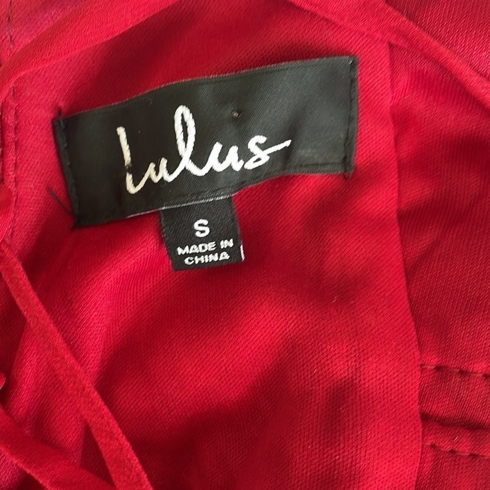 Lulus Real Life Dream Berry Red Lace Midi Dress - Picture 8 of 12